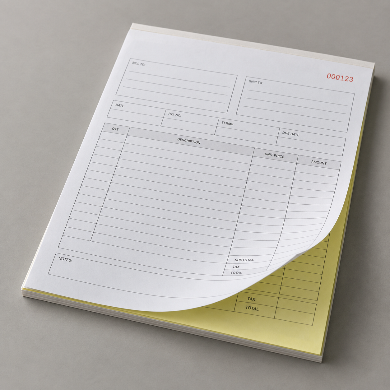 2-part NCR Forms w Variable Numbering