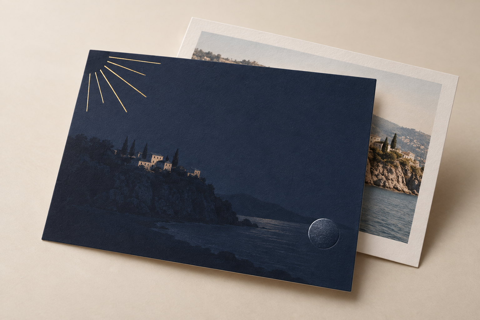 Dual Raised Postcards