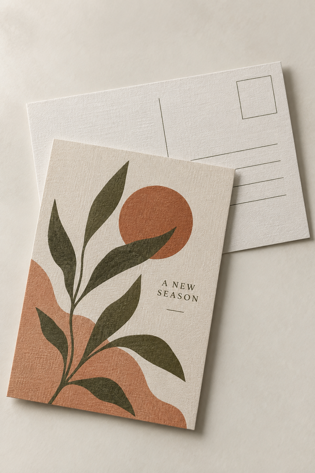 Linen Uncoated Postcards