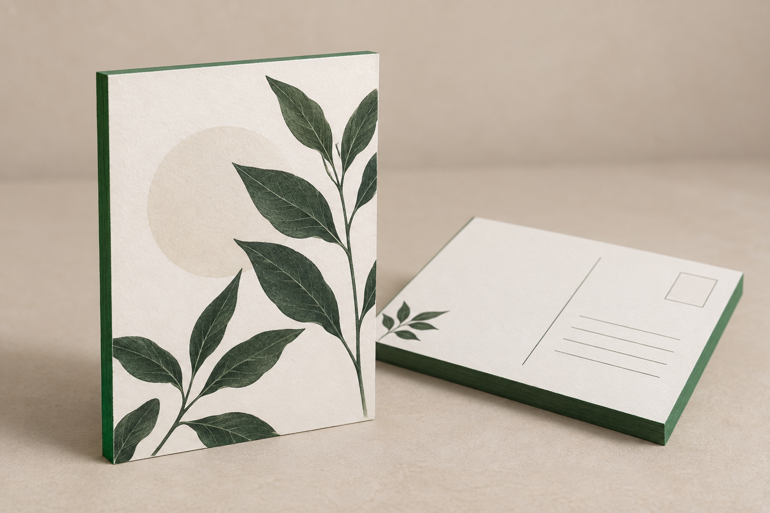 Painted Edge Postcards