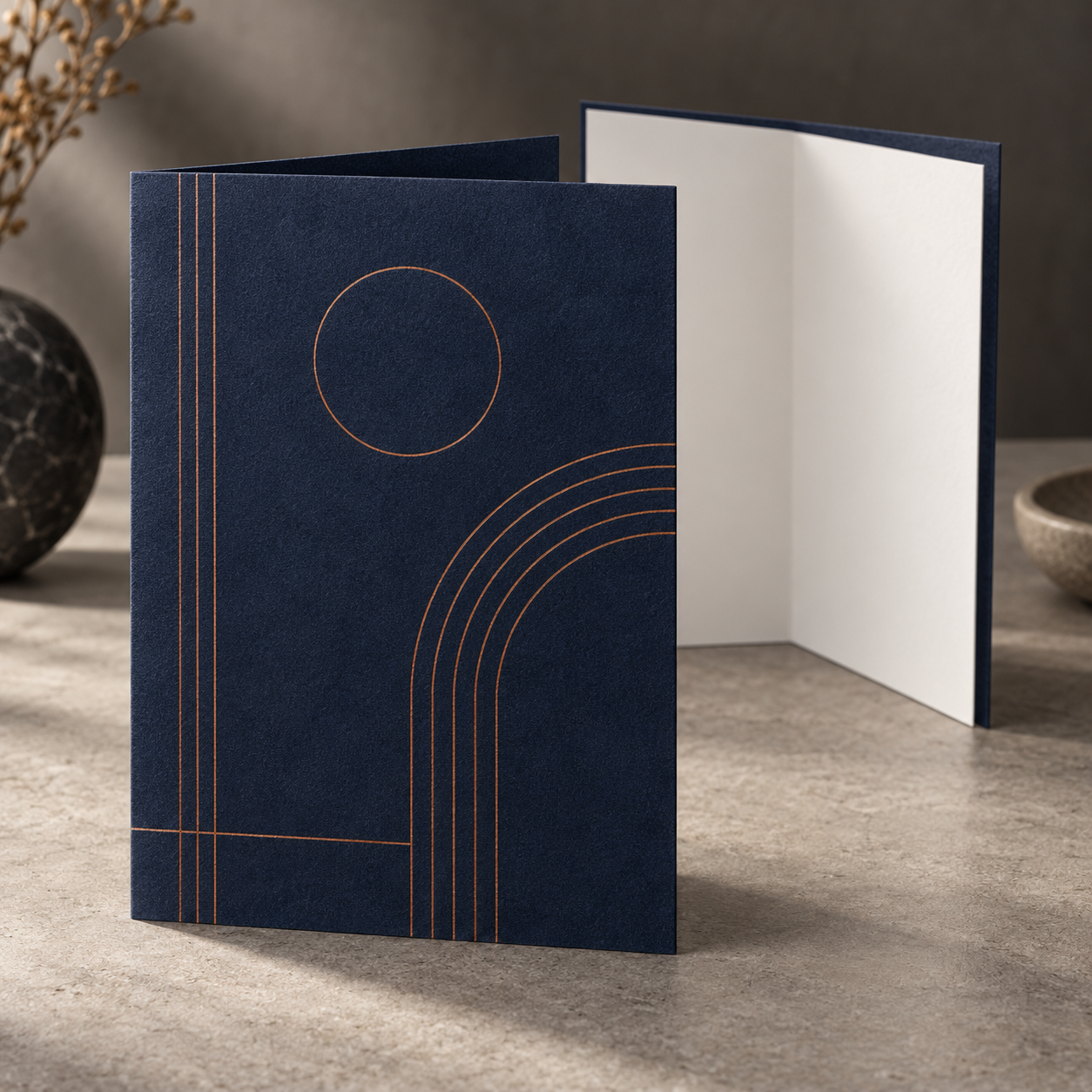 Suede Greeting Cards