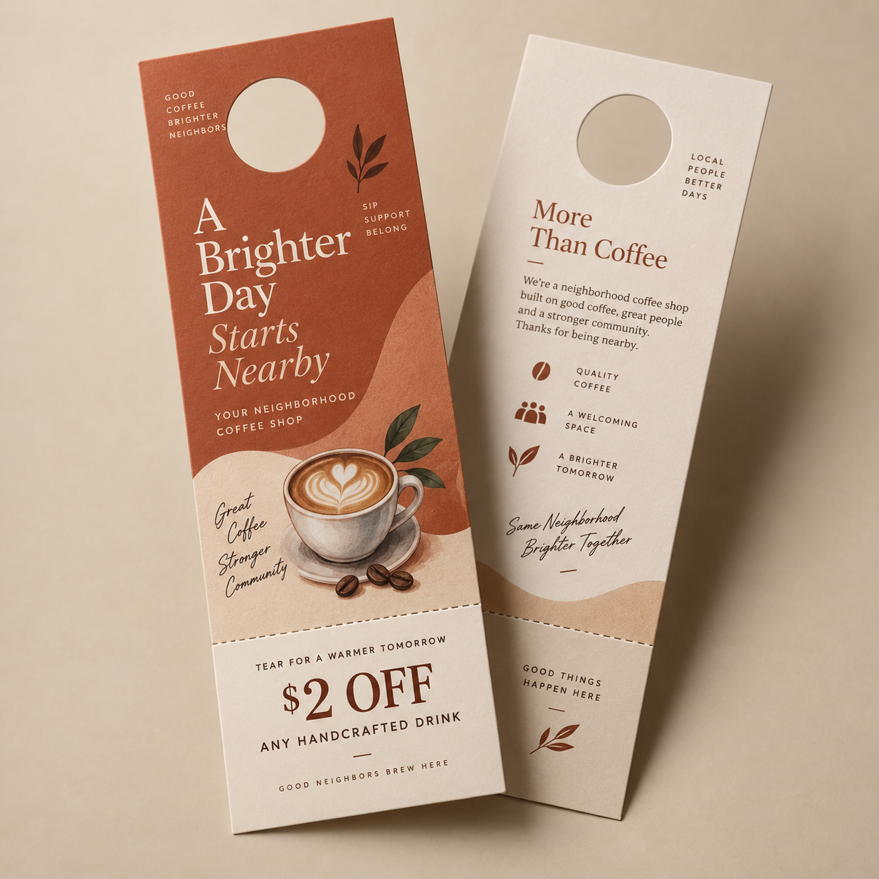 Tearoff Door Hangers