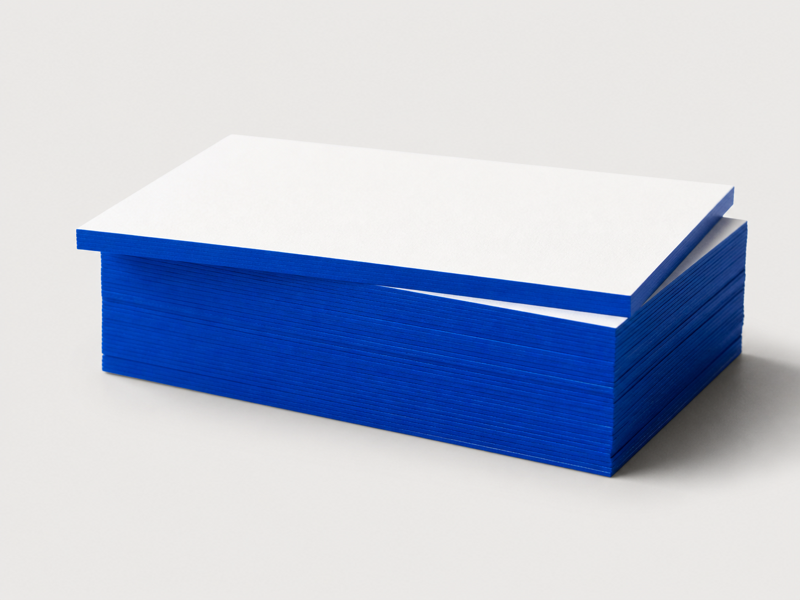 Painted Edge Business Cards