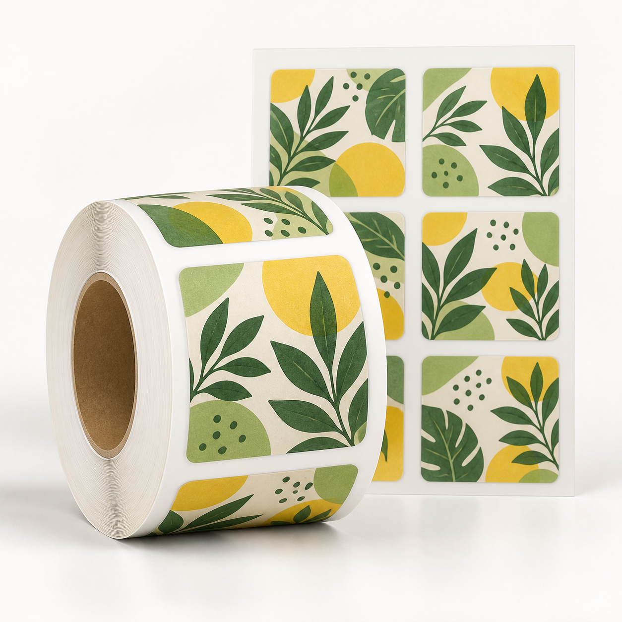 Square Roll Labels