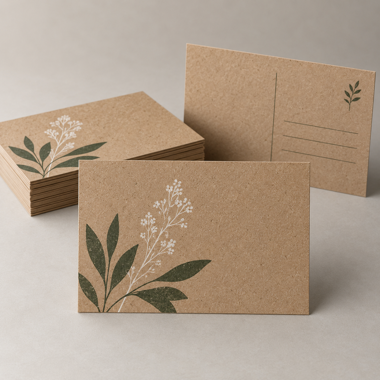 Brown Kraft Postcards