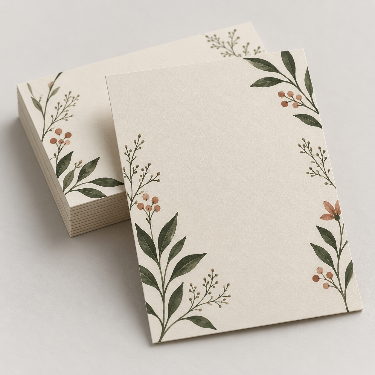 Natural Announcement Cards