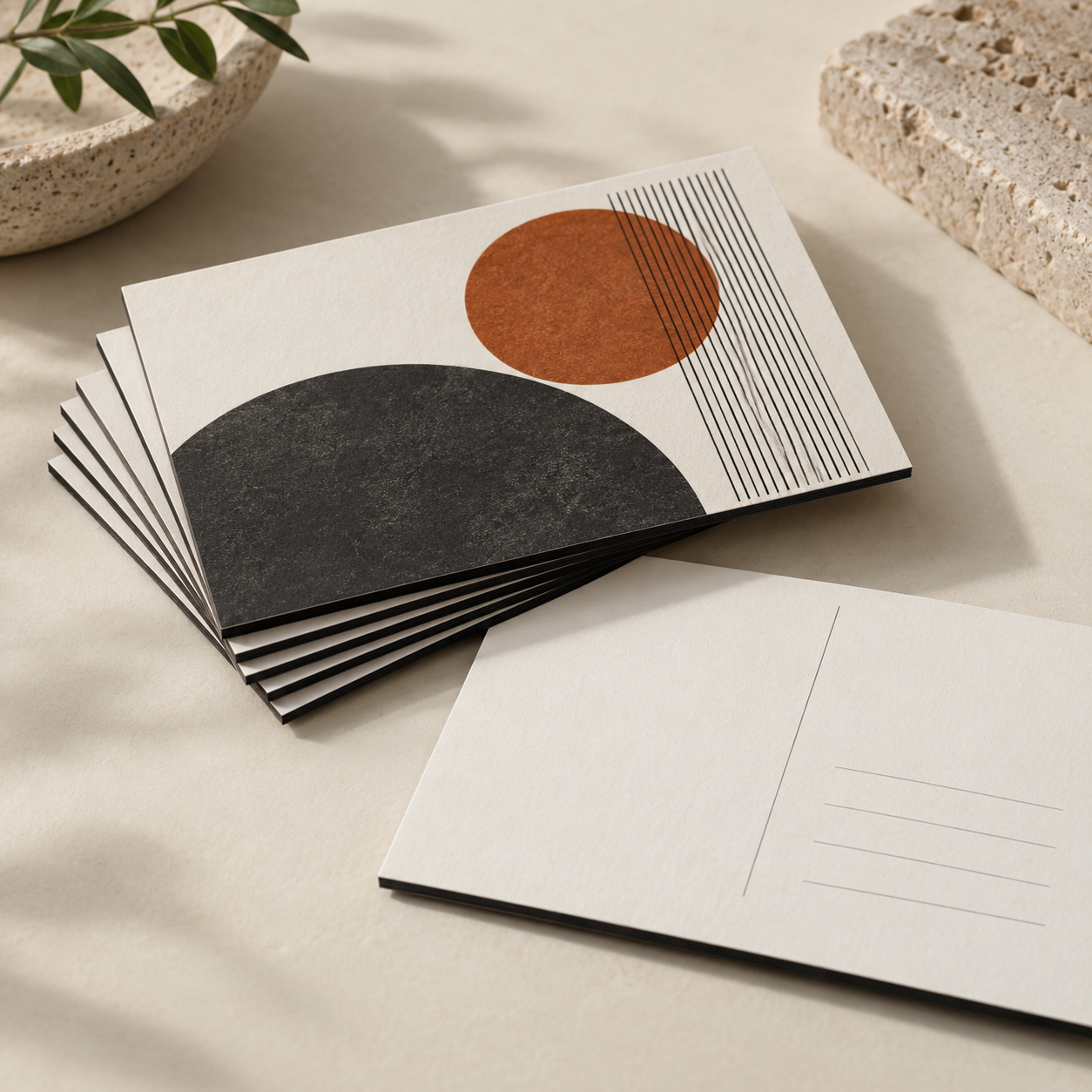 Black Edge Postcards