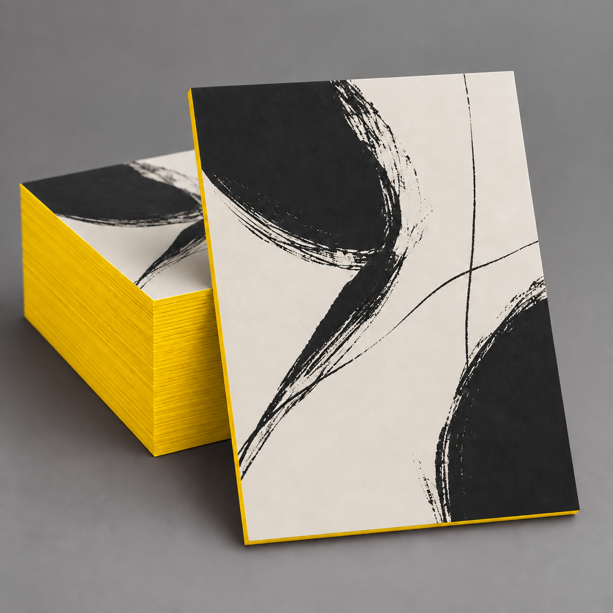 Painted Edge Announcement Cards